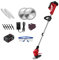 Suuim Coupe-Bordure électrique sans Fil, Batterie Lithium-ION 42 V, 12 000 mAh, 8 000 TR/Min, avec 9 Lames, Fonctionne sur Piles, désherbeur, tête pivotante à 90 °