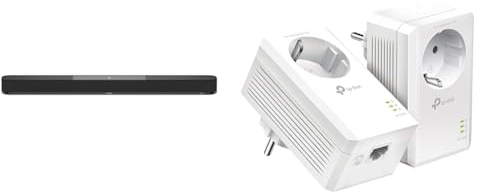 Sennheiser AMBEO Soundbar Plus für TV und Musik - EU-Stecker - 3D Surround Sound & TP-Link Powerline Adapter Set TL-PA7017P KIT(1000Mbit/s