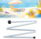 Tent Tarp Poles, 1.6/2m Telescopic Adjustable Aluminium Camping Awning Poles Tent Accessories, Adjustable Canopy Poles For Camping(flat head 2m)