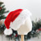 Un artículo imprescindible para las celebraciones de invierno, grueso y acogedor sombrero rojo de Papá Noel para todos (niño)