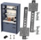Cabinet Pocket Door Slide Hinge Kit for Inset Application, Pivot Pocket Door Slides for Cabinet wiht Hinges, Pivot Sliding Door Runners Hardware System for Cabinet Doors (2, 14/350mm)