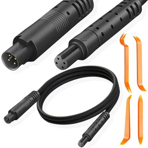 Xiatiaosann 4 Pin Dash Cam Verlängerungskabel, 4-Pin Stecker zu Buchse Dash Cam Rückansicht Spiegel Rückfahrkamera Reverse Auto Reocorder Kabel Cord(4Pin, 5FT/150CM)