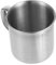 OUNONA vaso medidor de acero inoxidable taza de café de metal tazas medidoras para hornear taza de café para acampar taza de tazas de café irrompibles Silver
