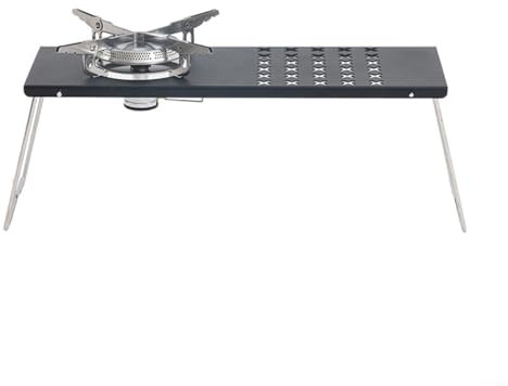 Réchaud pliable compact pour les aventures de camping, conçu pour une utilisation avec les tables Igt (réchaud de table pliant)