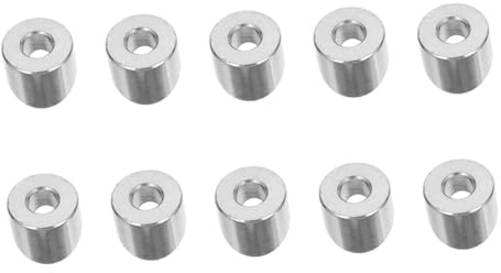 HEALSOPTHY 10 Stück Teiliges Edelstahl Kabelgeländer Winkelbeilagscheiben Gebogen für Runde Oberflächen Korrosionsbeständig für DIY Spannseil Handlauf Außen und Innenbereich