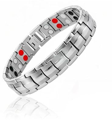 HUVZOR Magnetarmband für Herren, magnetschmuck,magnetring zum abnehmen