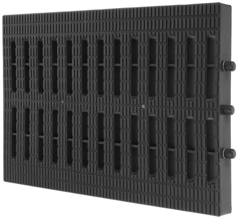 BUGUUYO Tapa de Zanja de Plástico Negra 20X30X25 CM Rejilla de Drenaje Reemplazable para Alcantarillado Urbano Accesorio Resistente para Desagüe de Cocina y Exteriores