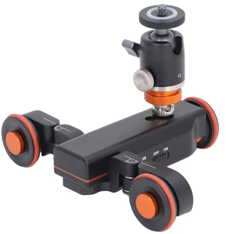 Keenso Dolly – Caméra Vidéo sans Fil, Haute compatibilité, Télécommande, Charge 6,6 LB, Curseur de Caméra motorisé pour Enregistreur Vidéo DV