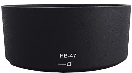 Kamera Gegenlichtblende HB-47 HB47 für S 50 mm F / 1, 4 G S 50 mm F / 1, 8 G Gegenlichtblende zum Schutz Kameraschutz mit Bajonettverschluss