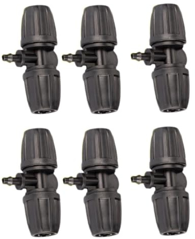 YOSADIER Connettore per Tubo Dritto 8/11 a 4/7 50 Pezzi in Plastico Nero | Adattatore Tubo per Microtubo a Goccia, Facile da Installare, Non Si Stacca, per Balcone e Ventilazione Industriale