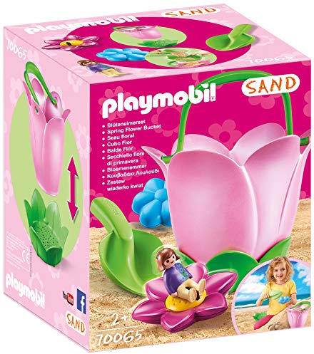 PLAYMOBIL Sand 70065 Sandeimerchen Frühlingsblume, Ab 2 Jahren