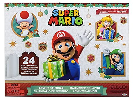 Super Mario Adventskalender Limited Christmas Edition! - Noch nie zuvor gesehen Santa Mario, Schneemann Mario & Luigi [Amazon Exclusive]