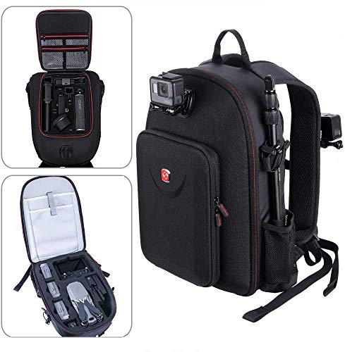 Smatree Rucksack Hartschalen für DJI Mavic Platinum/Mavic Pro, DJI Mavic 2 Pro/2 Zoom, DJI Mavic Air/Air 2/Air 2S mit DJI RC Pro/Remote/Smart Controller, G*Pro 2018/12/11/9/8/7/6/5/4/3 Plus/3