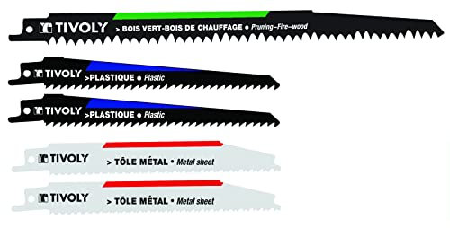 TIVOLY XT505820001 COMPO 5 Lames de Scie Sabre