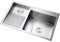 LDAOS Lavandino da bagno Doppio Balcone Piscina Famiglia Lavabo in Acciaio Inox con Lavabo