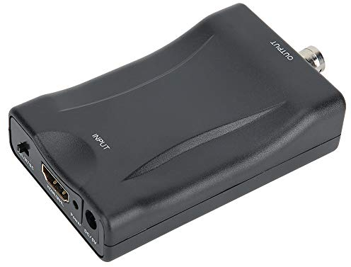 Convertisseur HDMI Vers BNC - Audio-Vidéo NTSC/PAL Avec Connecteur de Sortie Coaxiale BNC Femelle - Affichage Sur Téléviseurs d'Enregistrement/VHS