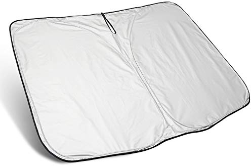 LFOTPP Parasol para Parabrisas para Tesla Model 3 2018-2023 2024/Model Y, Interior Parabrisas Delantero Coche Parasol Plegable Protección UV, Accesorios Tesla Model 3 Highland 2024 /Model Y