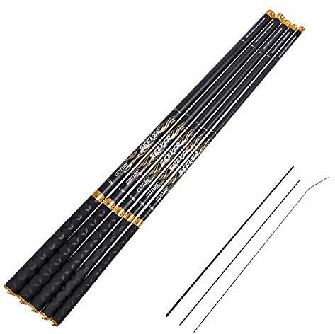 Goture Teleskop-Angelrute von Tenkara, zusammenklappbar, 1 Stück, tragbar, Hand-Angelruten, Kohlefaser, Teleskop, Stream, ultraleicht, Küsten, Bambusstange, Barsch, Forelle, 12, 15, 18, 20, 21, 24 Fuß
