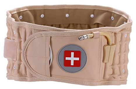 Dekomprimierung Back Belt Lower Back Brace Aufblasbare Lordosenstütze Back Pain Relief (29 - 49 Waist)