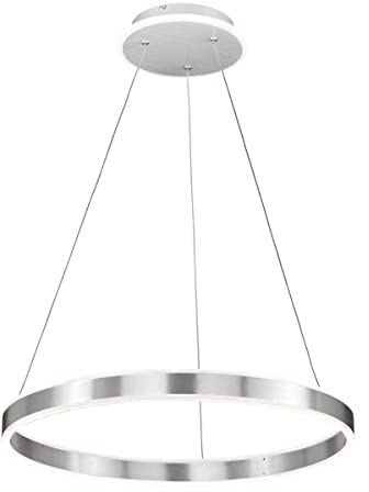 WOFI Pendelleuchte Lena, Aluminium gebürstet