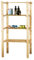 Szagato Holzregal Grundregal massiv HxBxT: 170x85x40 cm, 4 Böden, Marke, Made in Germany (Echtholz-Regal Kellerregal Ordnerregal Lagerregal Wohnregal, Regal für Wohnraum, Kinderzimmer, Schulen)