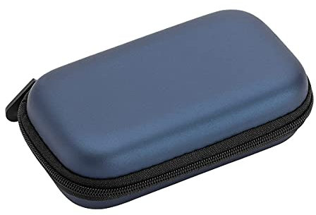 ORICO Hard Drive Case External M.2 SSD Case Portable EVA + PU Protective Case, Cable Bag for M.2 SSD/SSD Case/Portable SSD/Headphones/Data Cable etc., Outer Size: 135 mm x 83 mm x 40 mm (Small)