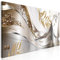 decomonkey Bilder Abstrakt 120x40 cm 1 Teilig Leinwandbilder Bild auf Leinwand Vlies Wandbild Kunstdruck Wanddeko Wand Wohnzimmer Wanddekoration Deko Modern Ornament