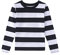 Spring&Gege Boys' Long Sleeve Striped T-Shirt Cotton Crew Neck Tees, Black and White Stripes, 13-14 Years