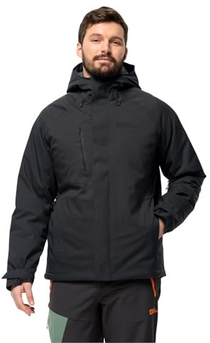 Jack Wolfskin Herren Troposphere Ins Jkt M Jacket, Schwarz, 3XL EU