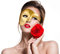 Balinco Oper Halbmaske, Herrenmaske, Damenmaske, Venezianische Karnevalsmaske, Half Face Mask, Halloween Maske, Gesichtsmaske Fasching (Gold)