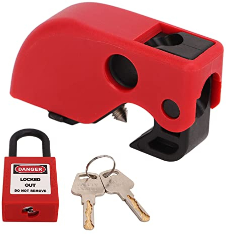 Set Blocco Interruttore, Dispositivo di Blocco Interruttore Universale, Kit Tagout Blocco, Blocco Interruttori, per la Manutenzione delle Apparecchiature, Gestione Aziendale