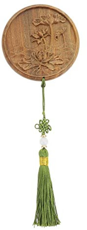 Garneck Miroir Rond À en Bois De Style Ancien pour Femme Petit Miroir Portable sur Pied Excellente Définition Couleur Aléatoire