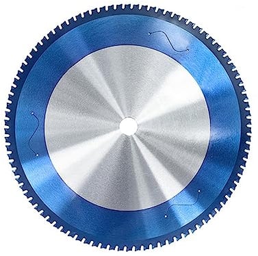 Metall-Sägeblatt, 180–355 mm, Kreissägeblatt for Schneiden von Aluminium, Eisen, Stahl, Nano-blau beschichtetes Hartmetall-Sägeblatt (Color : 355x2.6x2.0x25.4x90T)