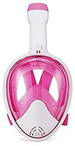 Vollgesichts-Silikon-Schnorchelmaske, 180 ° Unterwasser-Schnorcheln, volle Tauchmaske mit flachem Mund und trockenem Typ, geeignet für Erwachsene und Kinder (BS) Feito NA China
