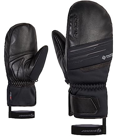 Ziener Herren GARCELO Ski-Fäustling/Wintersport | Primaloft, Soft-Shell, Black, 9