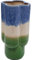 Kare Vaso di design Lighthouse Tulip, multicolore, decorativo, vaso di fiori, in ceramica, fatto a mano, unico, 34 cm (H)