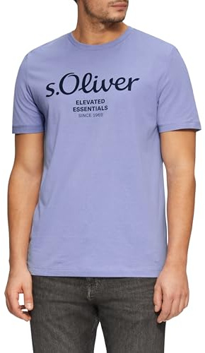 s.Oliver T-Shirt aus Baumwolle mit Label-Print