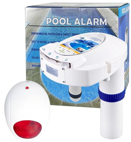 Alarme de piscine avec récepteur à distance, système de surveillance des noyades sous-marines, alimentation par piles, alarmes de piscine pour piscines creusées et hors sol, protection de sécurité