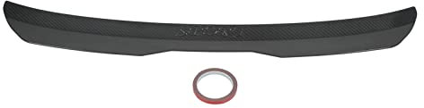 Universeller Auto-Heckspoilerflügel, Heckspoilerflügel, Heckspoilerflügel, Heckdachspoiler, ABS, für MK1 Mk2 Mk3 MK4 MK5 MK6 MK7 2000 Bis 2022 (Kohlefaser-Stil)