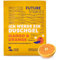 Future Stories Duschgel Pulver - Bio-Kakaobutter und Aloe Vera, vegan, 1 Sachet (1x 20 g) ergibt 260 ml, Duft Mango Orange