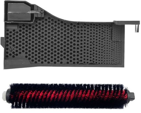 Wartungsbürste&Wasserfilter für Roborock S7 Maxv Ultra/ S7 Pro Ultra Assembly Zubehör,Reinigungs-Tankfilter Zubehör *1,Original Reinigungsbürste *1 (Schwarz, Für S7 Pro Ultra, S7 Maxv Ultra)