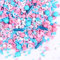 Sujoygar Essbare Einhorn Streusel 130G, Blau, Rosa Streusel für Kuchen, Cupcakes and Plätzchen, Süße Persönlichkeiten Zuckerstreusel für Hochzeiten und Party Kuchendekorationen