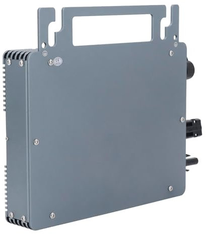 Micro-Onduleur pour Réseau Solaire 200 W, Onduleur Intelligent avec Sortie de Puissance AC à Large Tension, Construction en Alliage D'aluminium étanche IP66