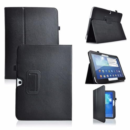 kuaijiexiaopu Custodia for Tablet Girevole a 360°, Custodia in Pelle con Supporto, Compatibile con ASUS ZenPad 3S 10 Z500 da 9,7 Pollici(Nero)