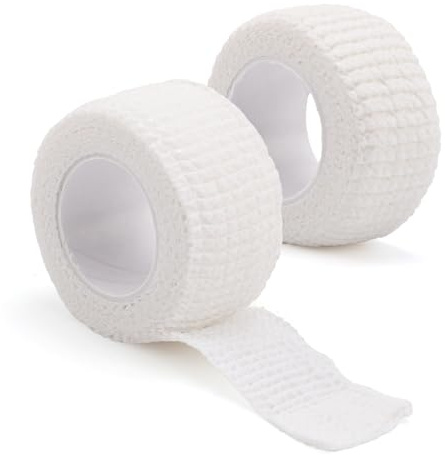 BOXOB 2 Rollen Golf-Finger-Tape zum Schutz, 2,5cm x 4m Wetterfestes Rutschfreies Sportband Wasserfestes Handband für Finger von Golfern