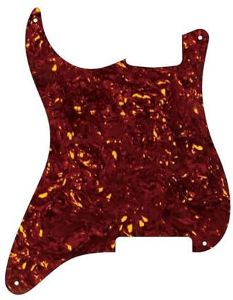 Pickguard und Tremoloabdeckung Set Für Linkshänder 4 Löcher Gitarre Pickguard Blank Material(8)