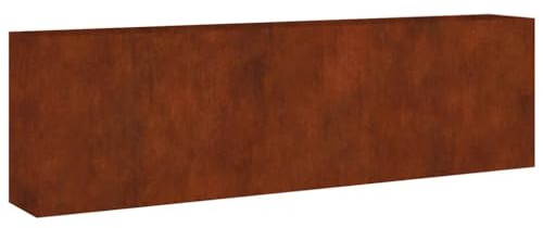 Emmtore Jardinera Acero corten 280x40x80 cm