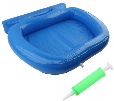 Pool Foot Bath with Handle Foldable Portable Non-Slip | Swimming Pool Foot Wash Tray for Home Indoor Outdoor Ground Beach Travel Camping Backyard Summer Vacation Trip