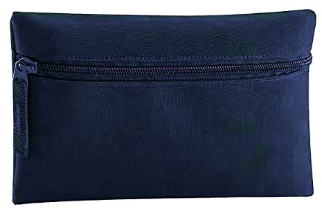 Quadra Classic Zip Up Pencil Case (One Size) (French Navy)