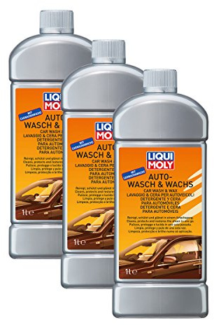 Liqui Moly 3X 1542 Auto-Wasch & Wachs Pflege Reinigung 1L